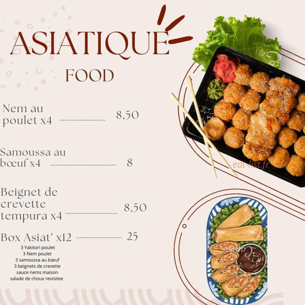 My sushi bar — carte page 3
