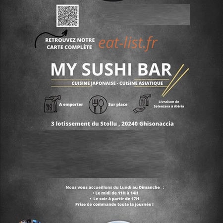 My sushi bar — carte page 2