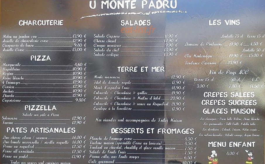 U Monte Padru — carte page 1