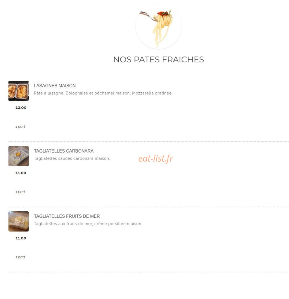 Casa Pasta Pizz' — carte page 6