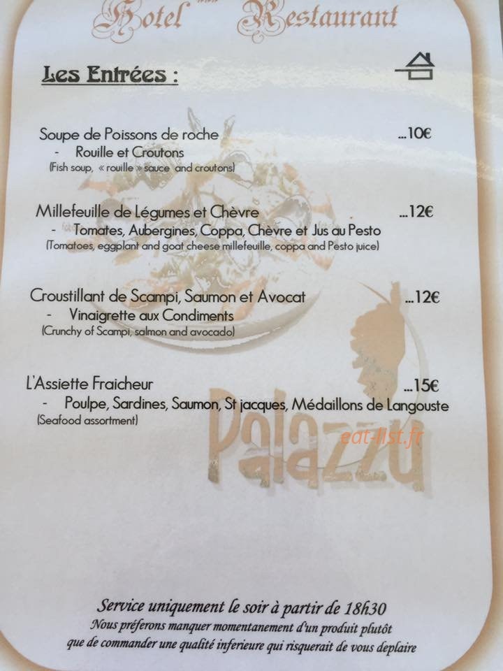 Palazzu — carte page 1