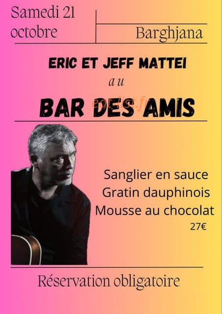 Bar des Amis — carte page 1