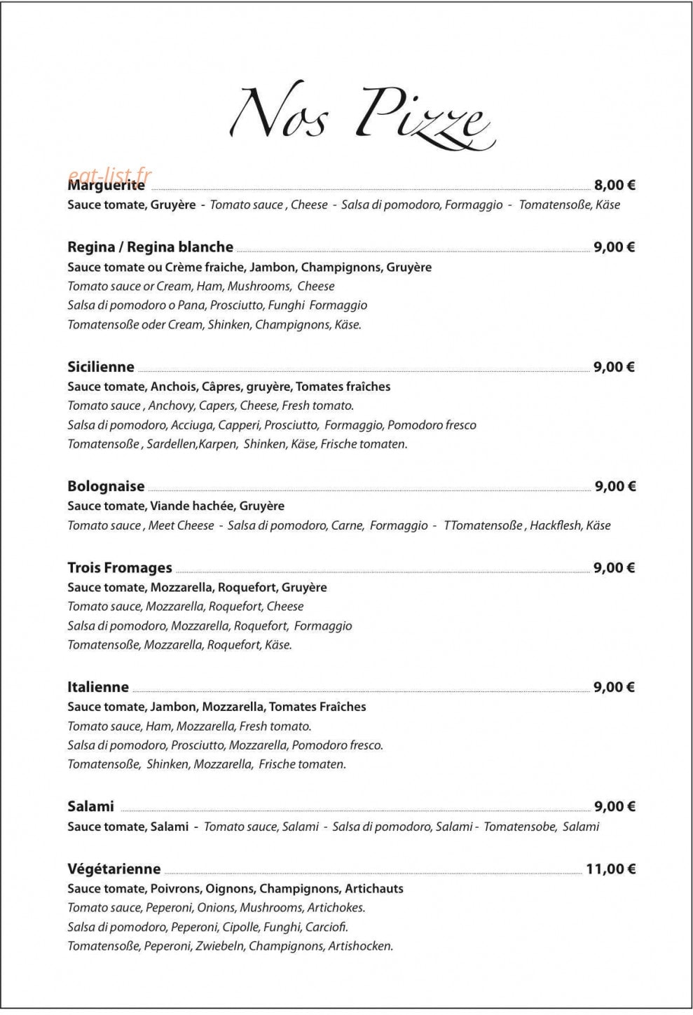 A Casuccia — carte page 4