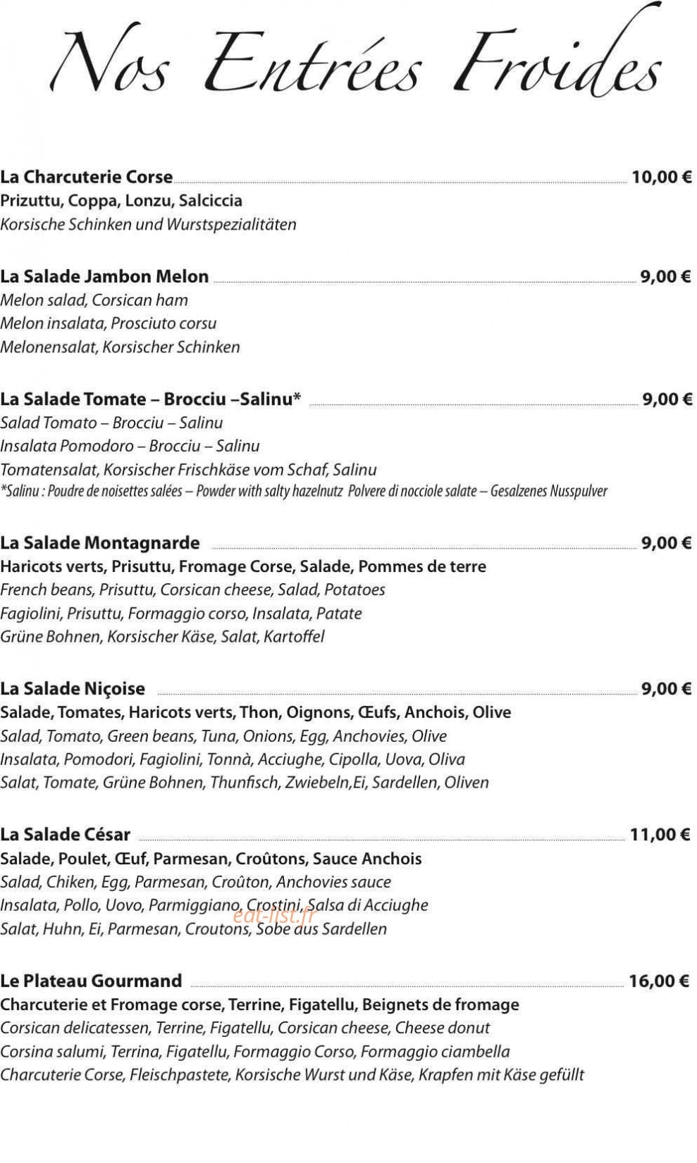 A Casuccia — carte page 2