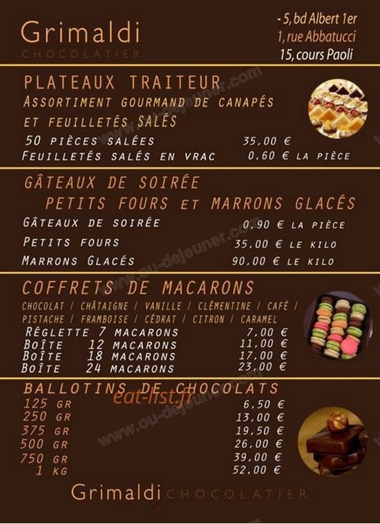 Grimaldi — carte page 11