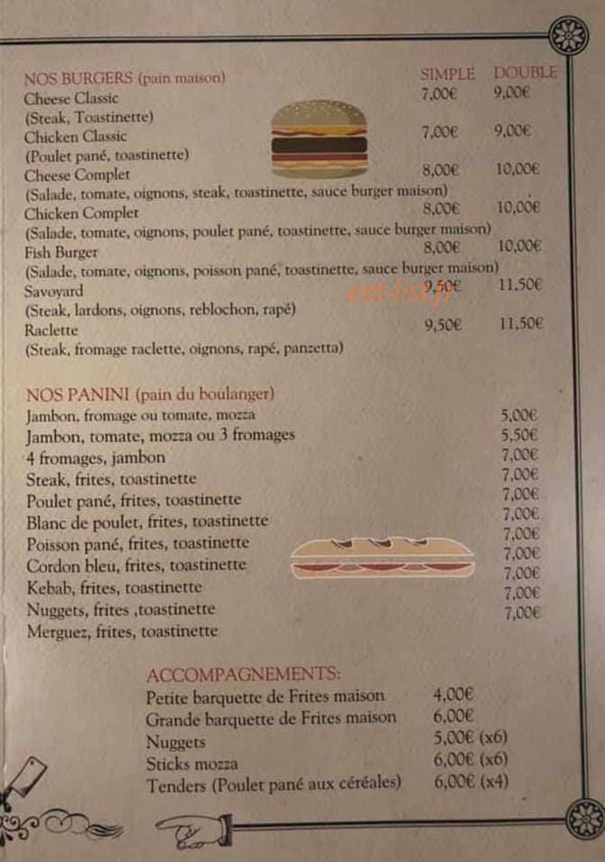 La pizz'à Maë — carte page 2