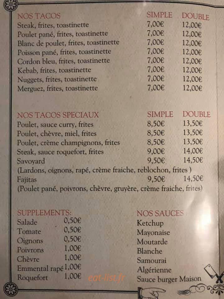 La pizz'à Maë — carte page 3