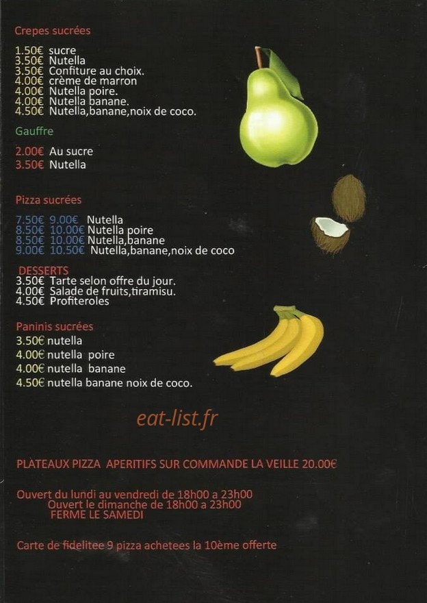 Pizza 3 Snack — carte page 4