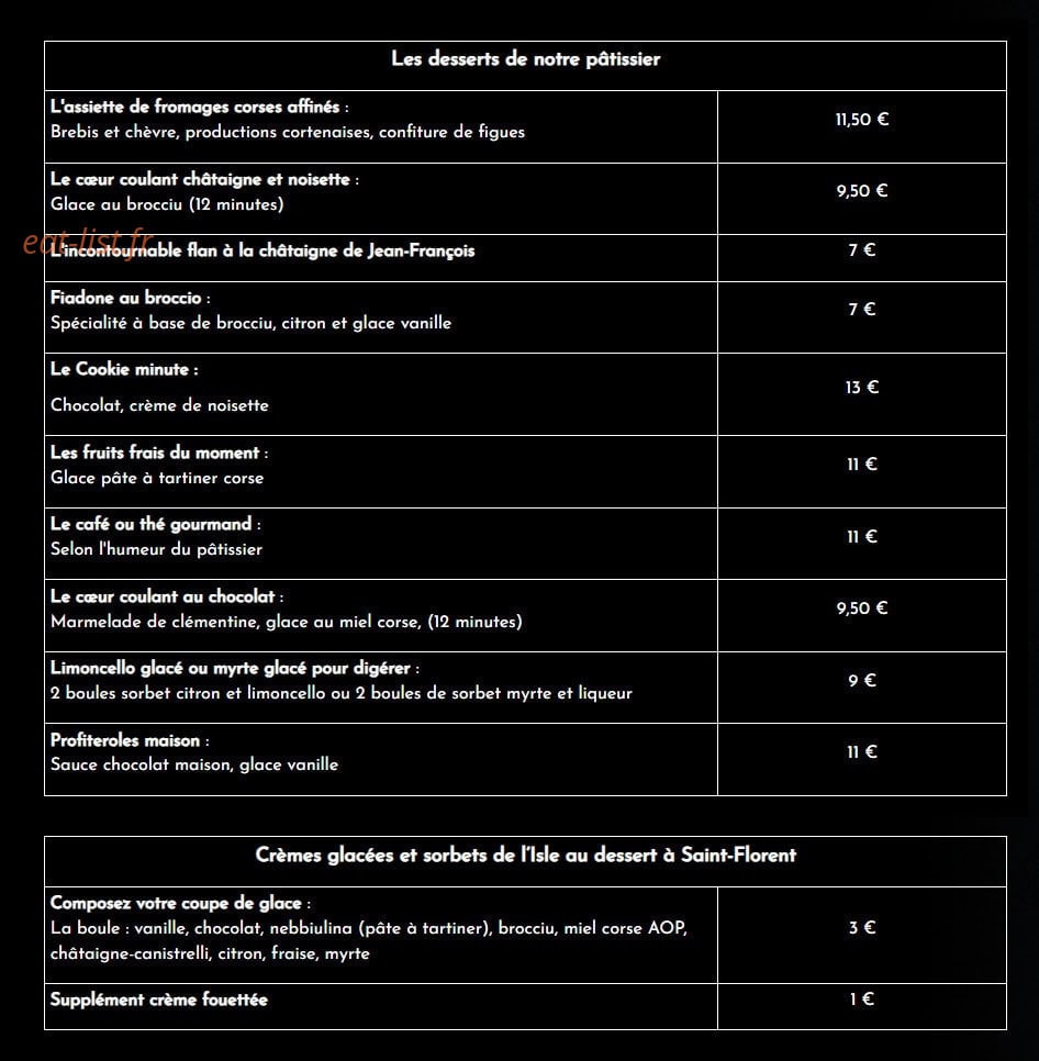 U Campanile — carte page 3
