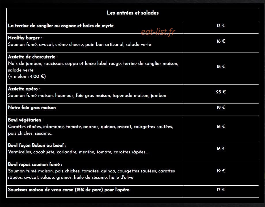 U Campanile — carte page 1
