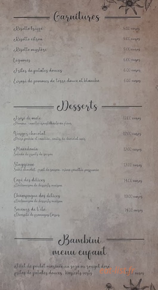 A Candella — carte page 3