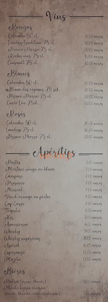 A Candella — carte page 4
