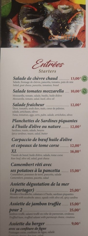 A Punta — carte page 3
