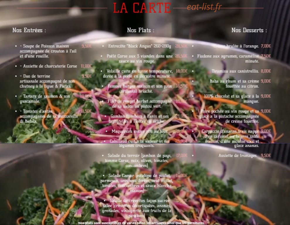 L'Amphi — carte page 2