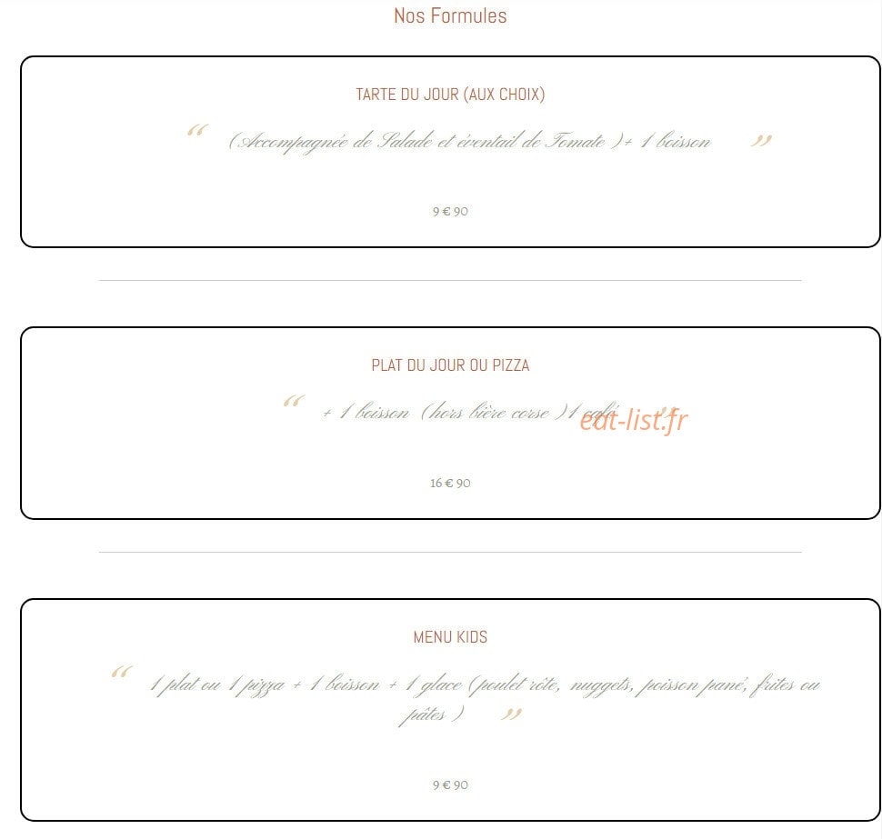 La Poivriére — carte page 2