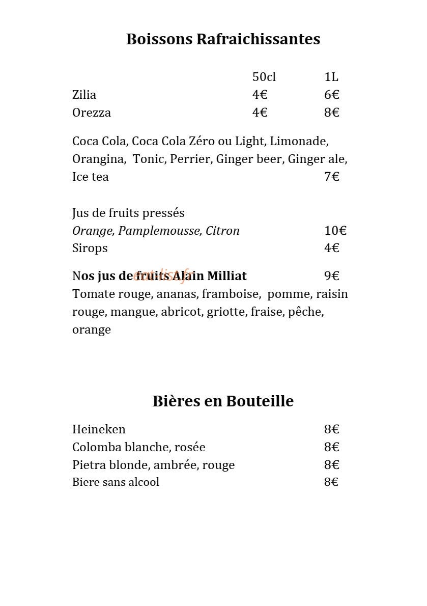 La Signoria — carte page 8