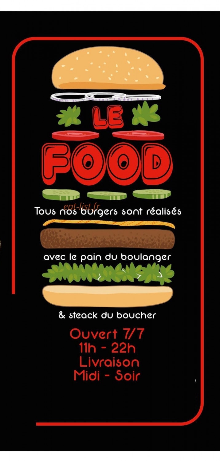 Le Food Calvi — carte page 1
