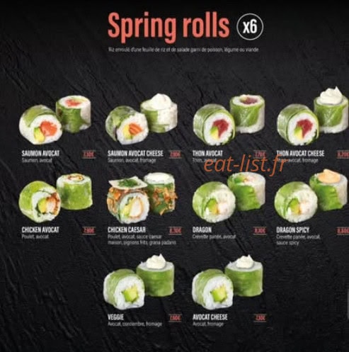Mara Sushis — carte page 7