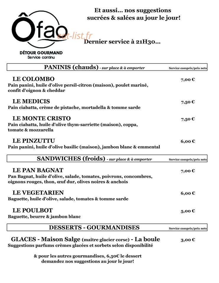O FaO — carte page 2