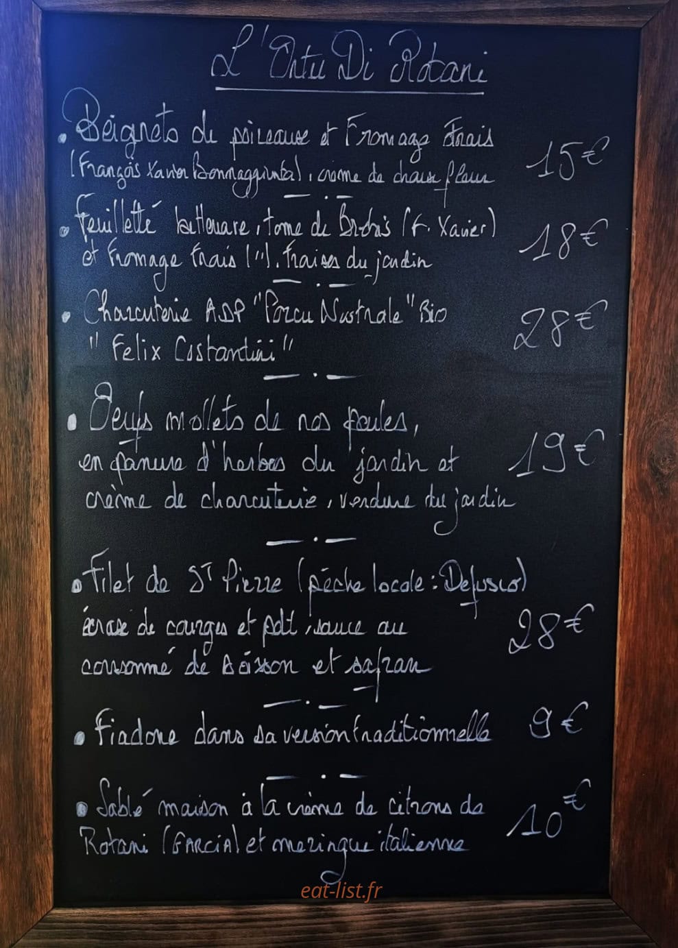 L'Ortu Di Rotani — carte page 1