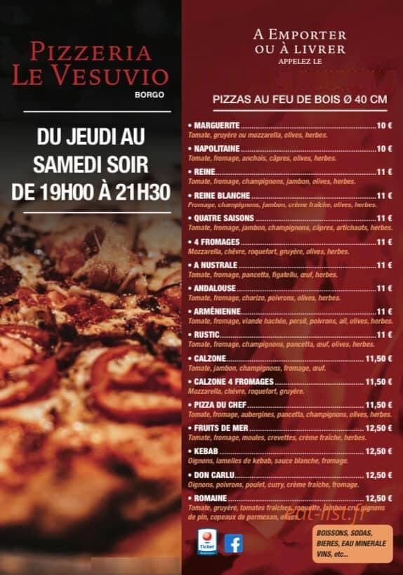 Le Vesuvio — carte page 1