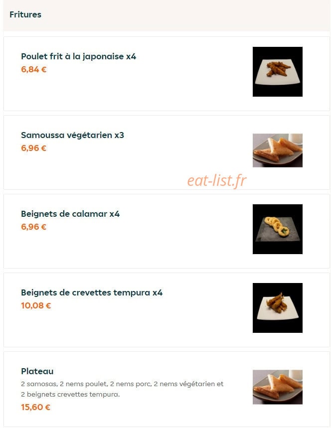 Sushimag — carte page 4