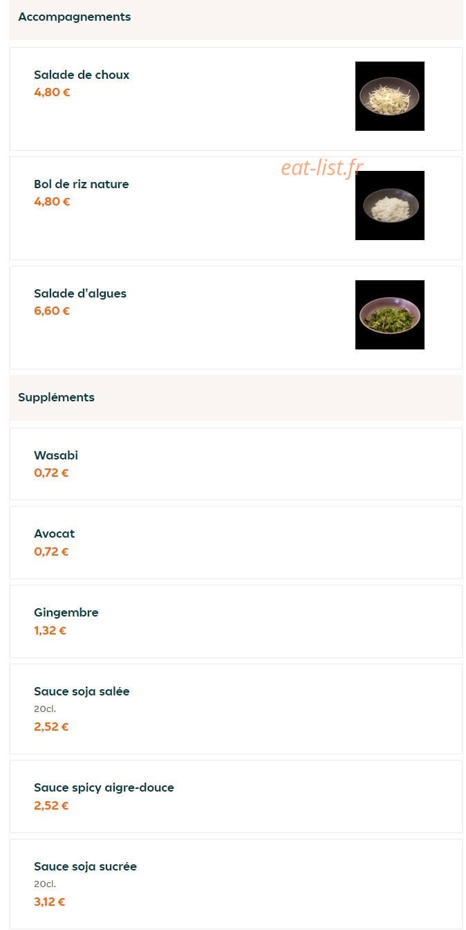 Sushimag — carte page 7
