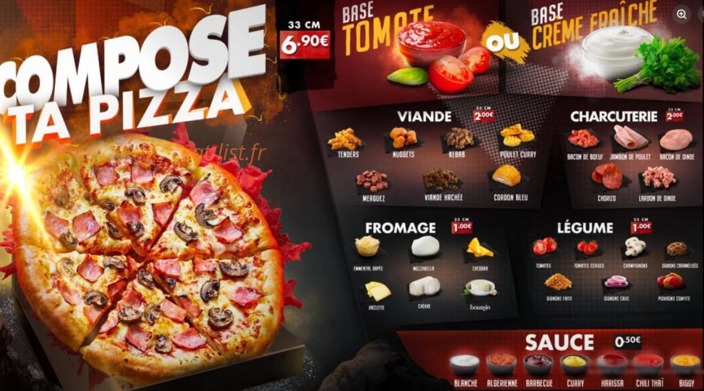 Carte et menu de Ù Takos à Borgo — Pizza