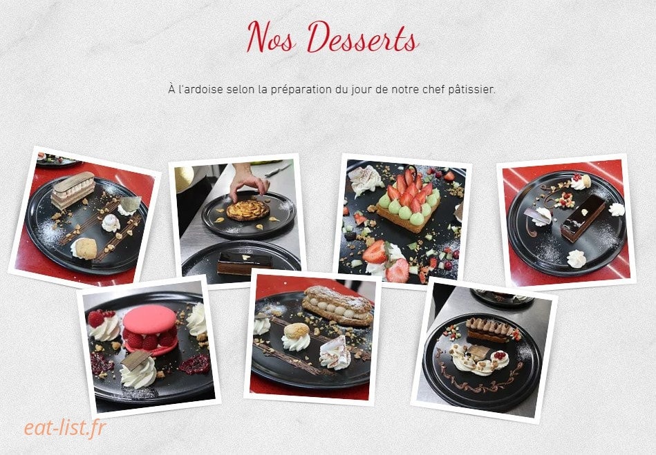 Brasserie le Café — carte page 6