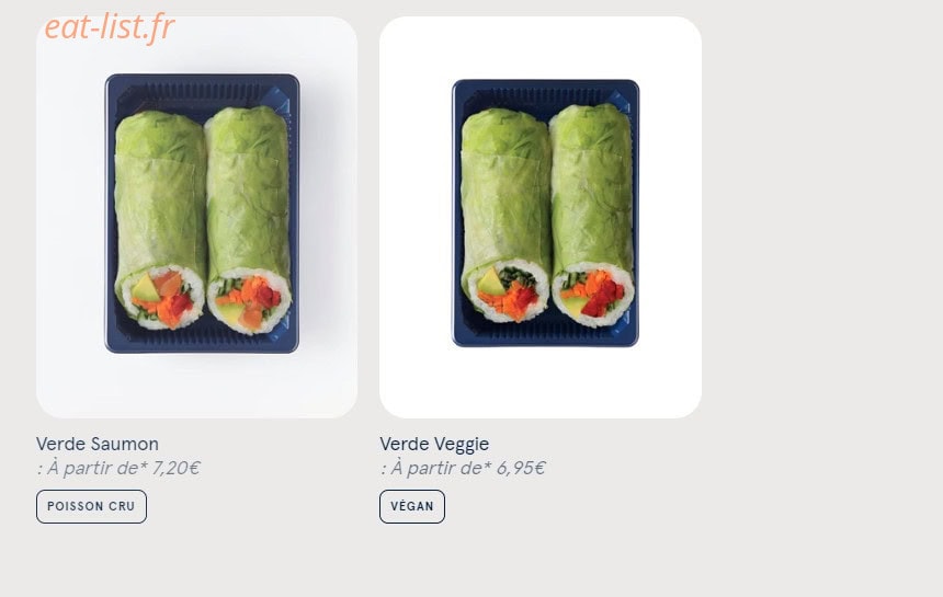 Sushi Daily — carte page 8