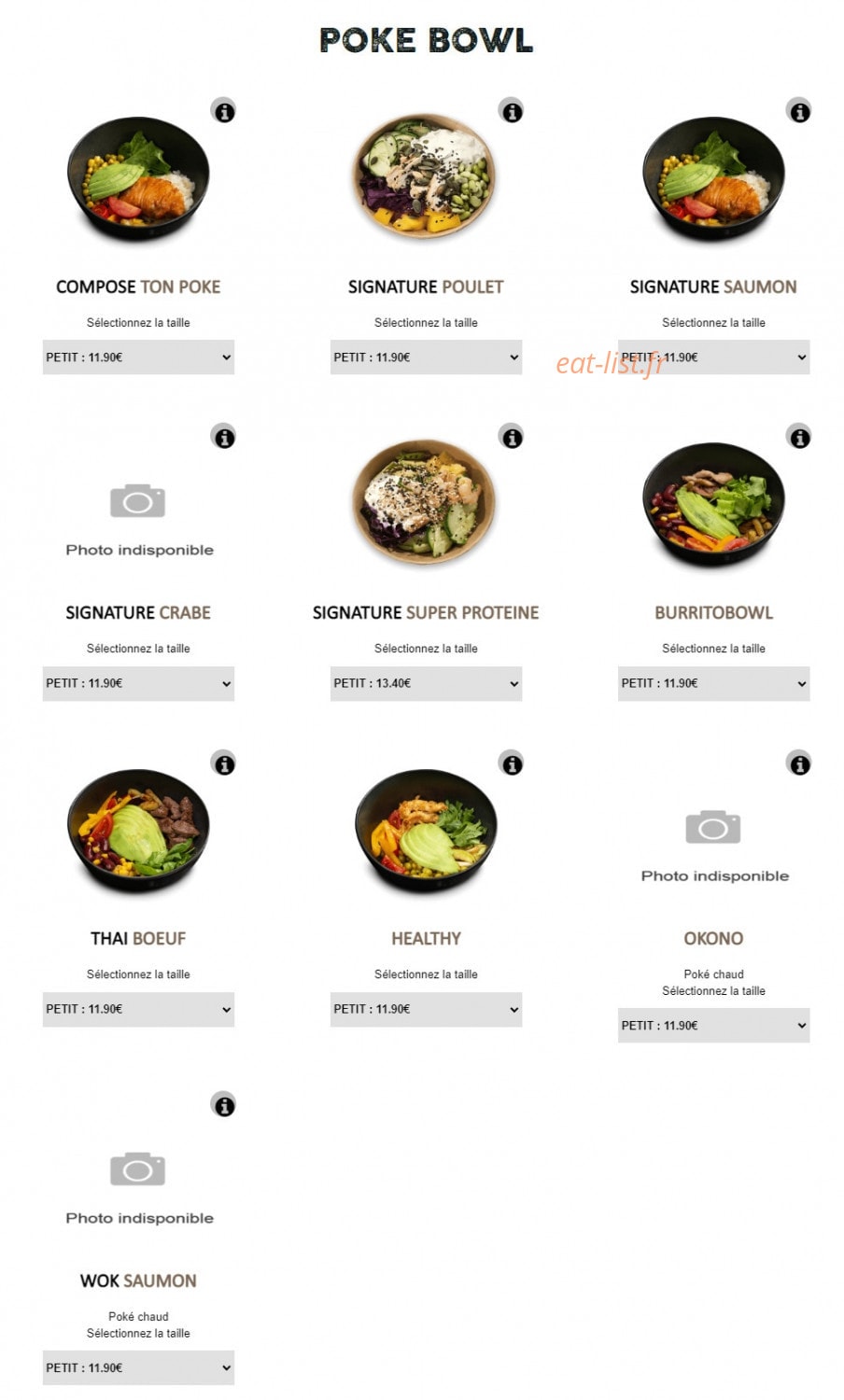 My Poke My Potage — carte page 2
