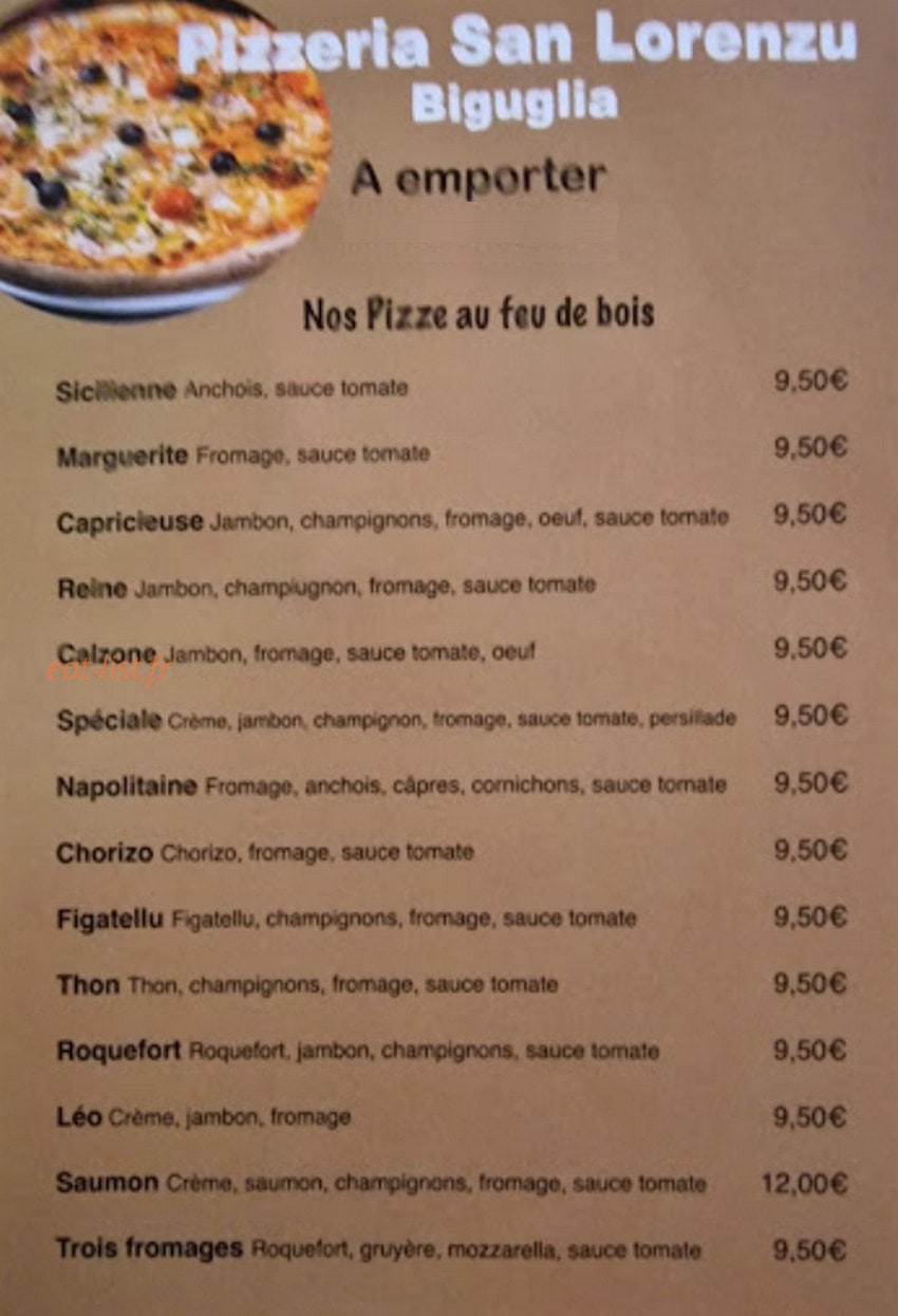 San Lorenzu — carte page 1