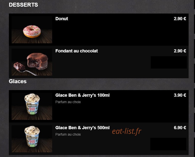 911 Pizza — carte page 6