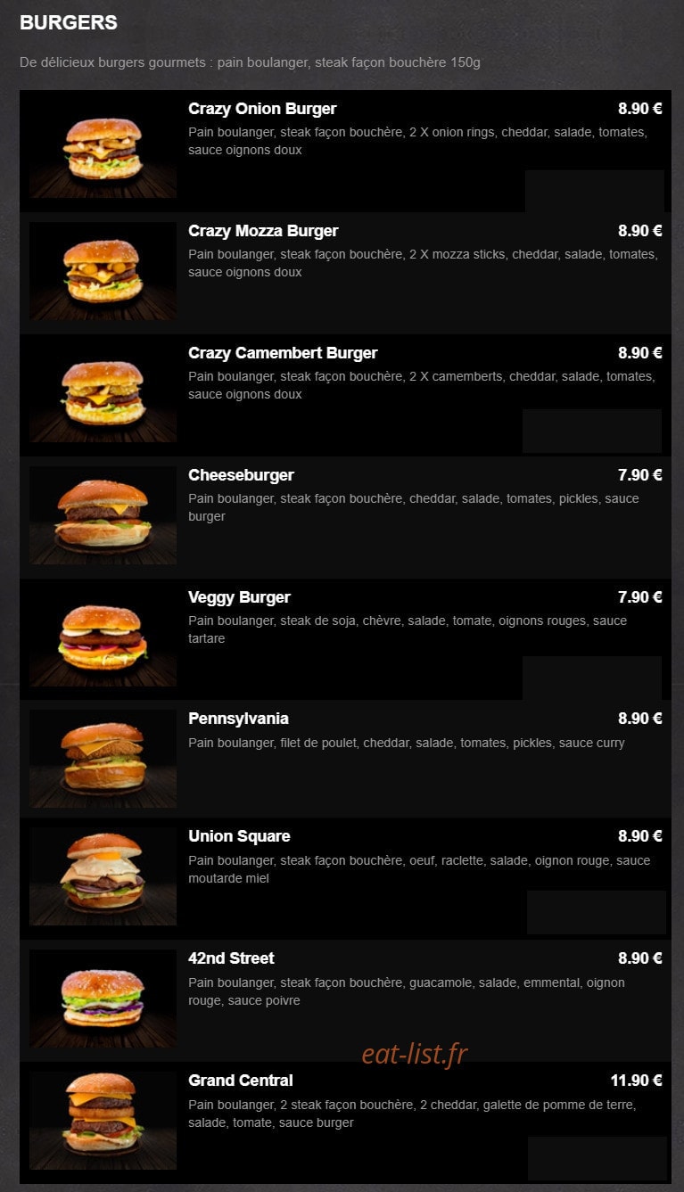 911 Pizza — carte page 4