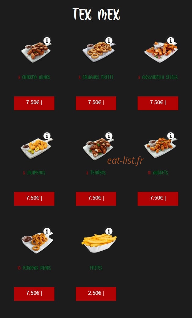 Allô Pizza — carte page 8