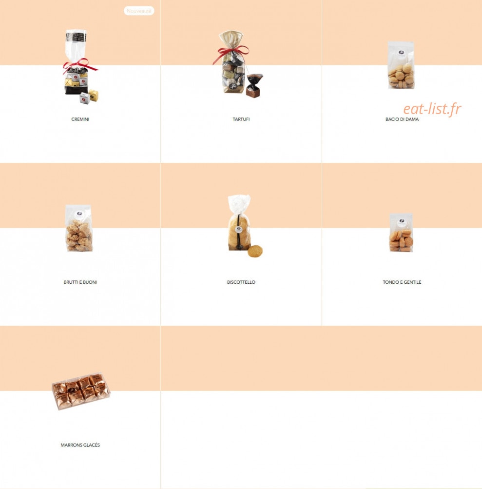 Amorino — carte page 12