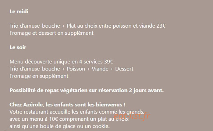 Azerole — carte page 1