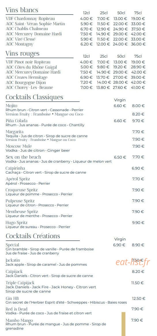 Beer And Joy — carte page 6