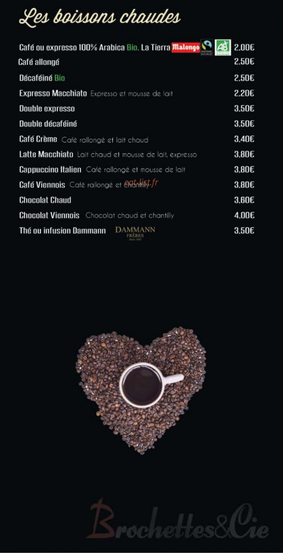 Brochettes & Cie — carte page 9