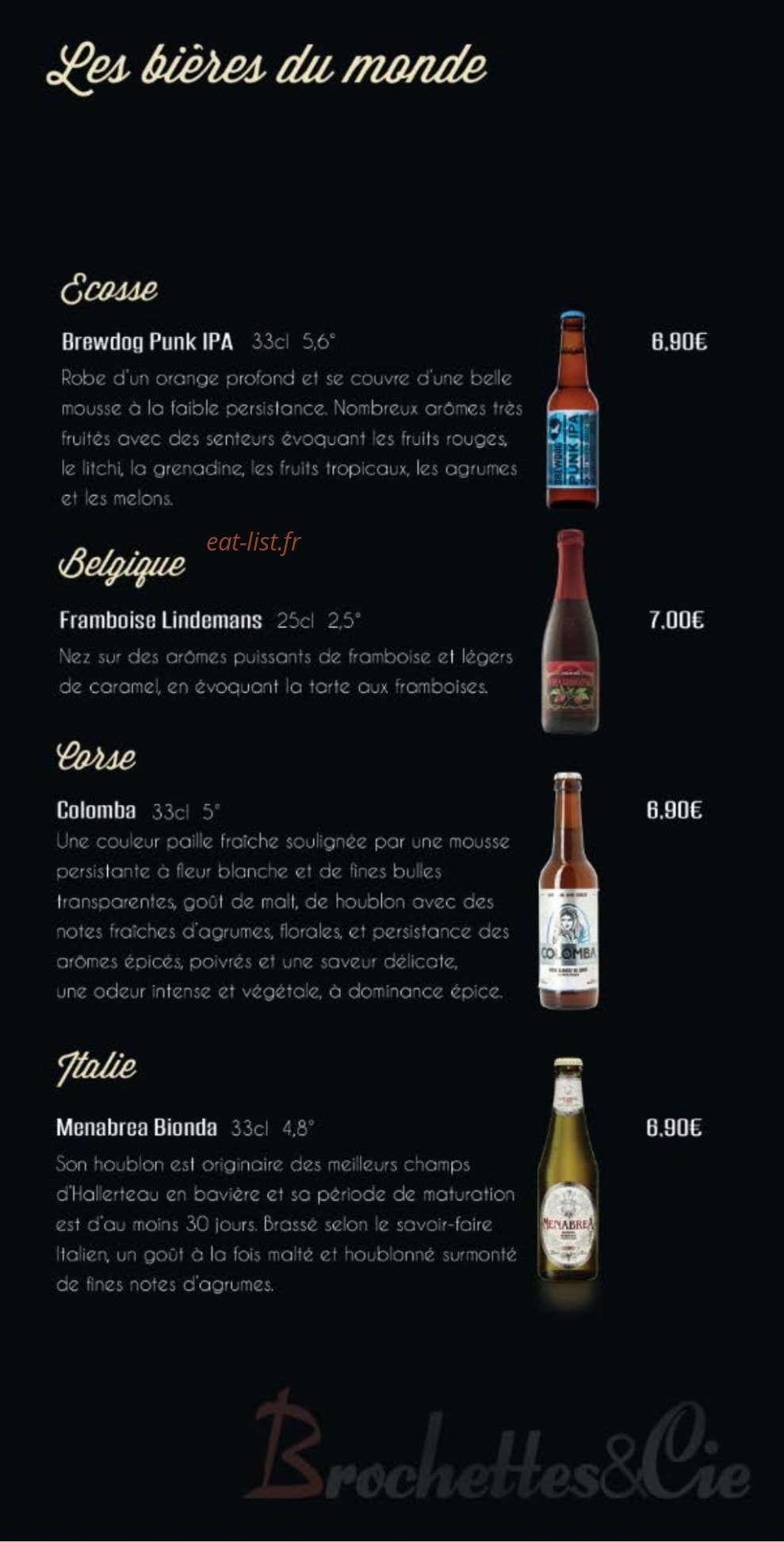 Brochettes & Cie — carte page 14