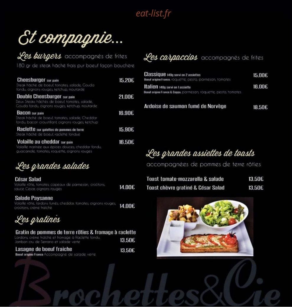 Brochettes & Cie — carte page 3
