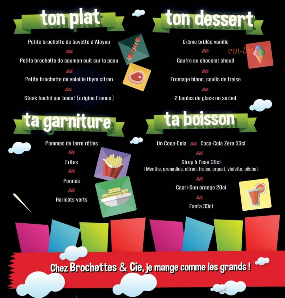 Brochettes & Cie — carte page 7