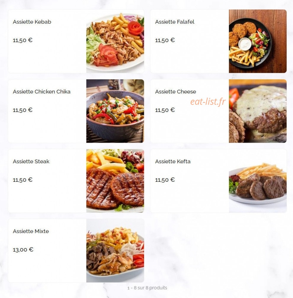 Campus Kebab — carte page 3