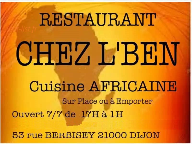 Chez L'Ben — carte page 1