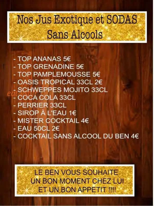 Chez L'Ben — carte page 4