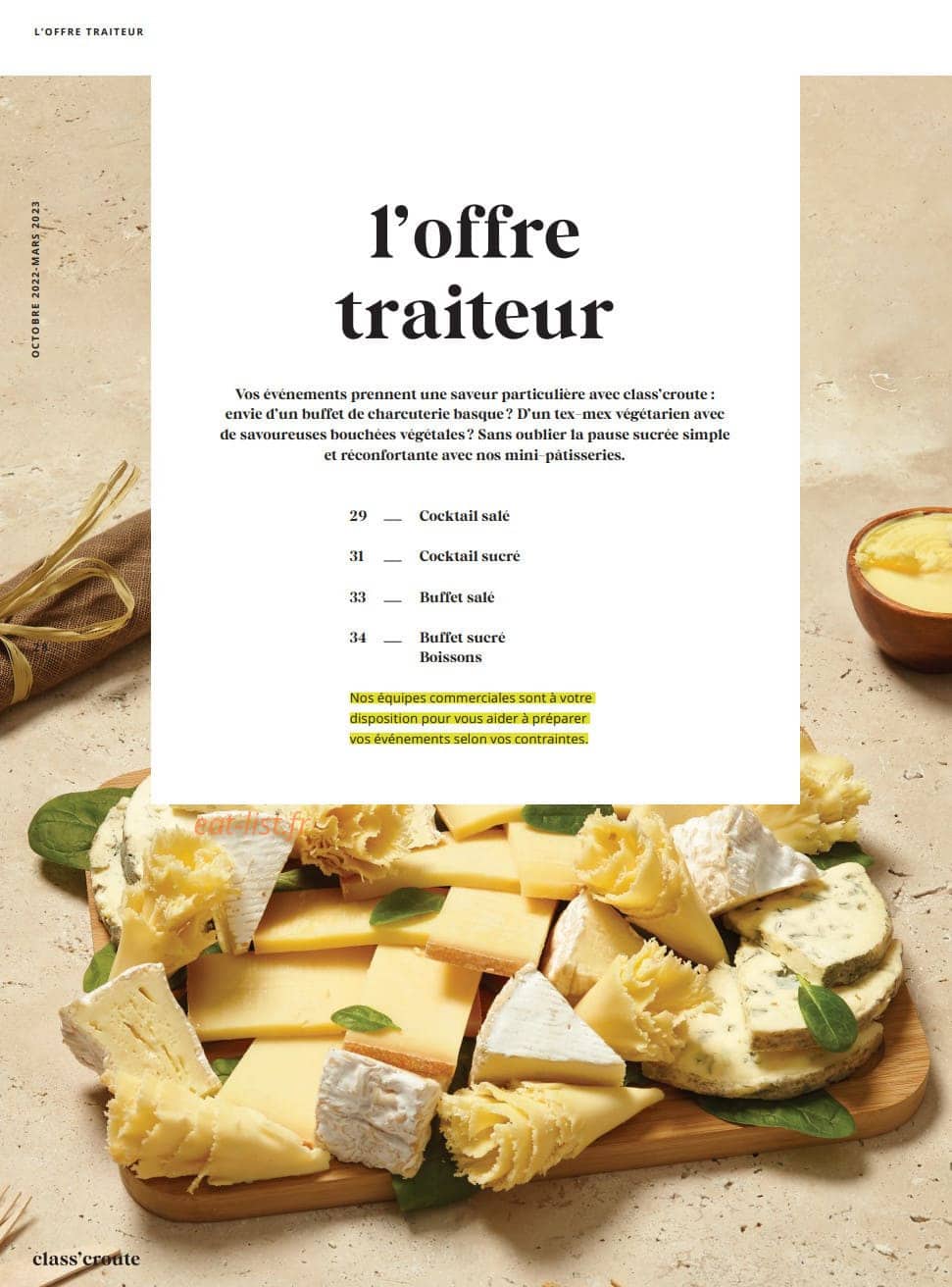 Class'croute — carte page 26