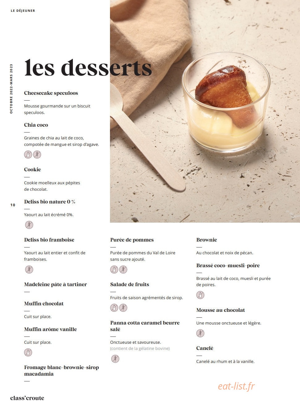 Class'croute — carte page 8