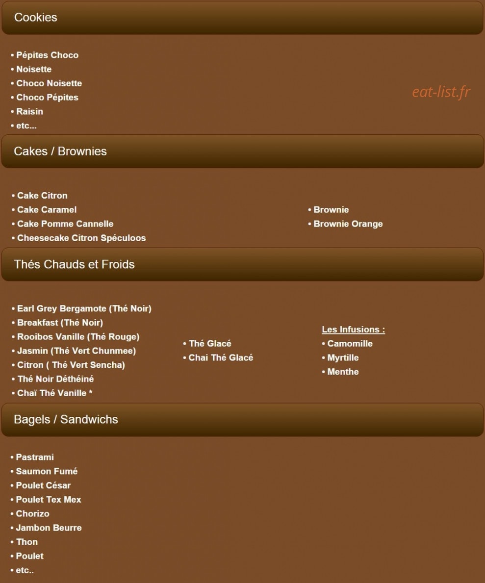 Coffee muffin — carte page 3