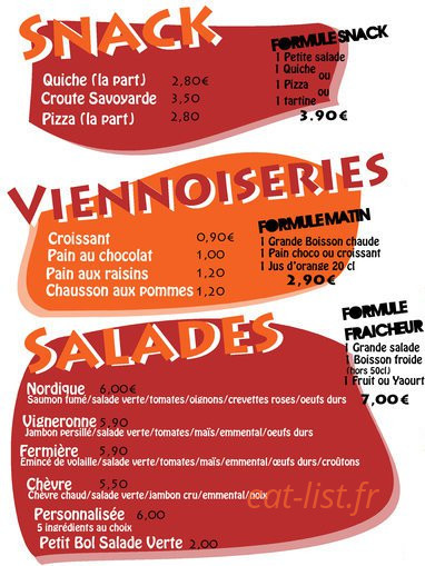 Croc'in — carte page 3