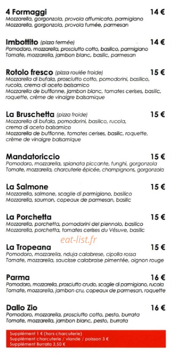 Dallo Zio — carte page 2